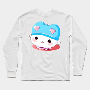 Whiskers Wonderland: The Adorable Adventures of Puffkins Long Sleeve T-Shirt